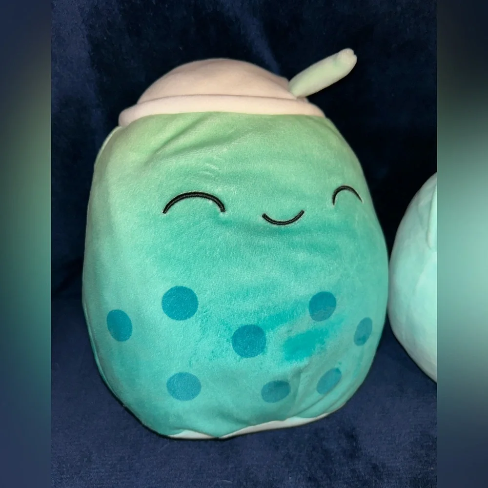 Squishmallows Aqua and Orange Pet Plush Duo